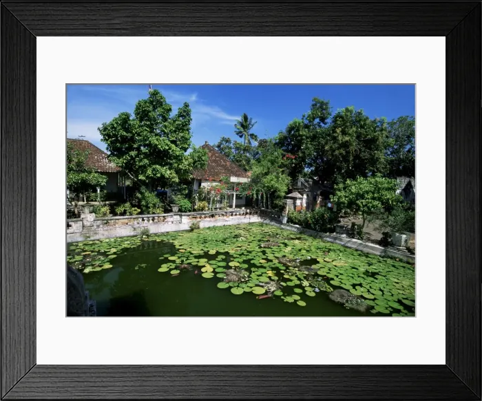 Framed Print : Ornamental lake at the old palace of the Raja of Karangasem Framed Print : Ornamental lake at the old palace of the Raja of Karangasem