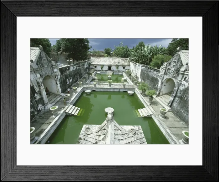 Framed Print : Swimming pools where the court princesses would bathe Framed Print : Swimming pools where the court princesses would bathe