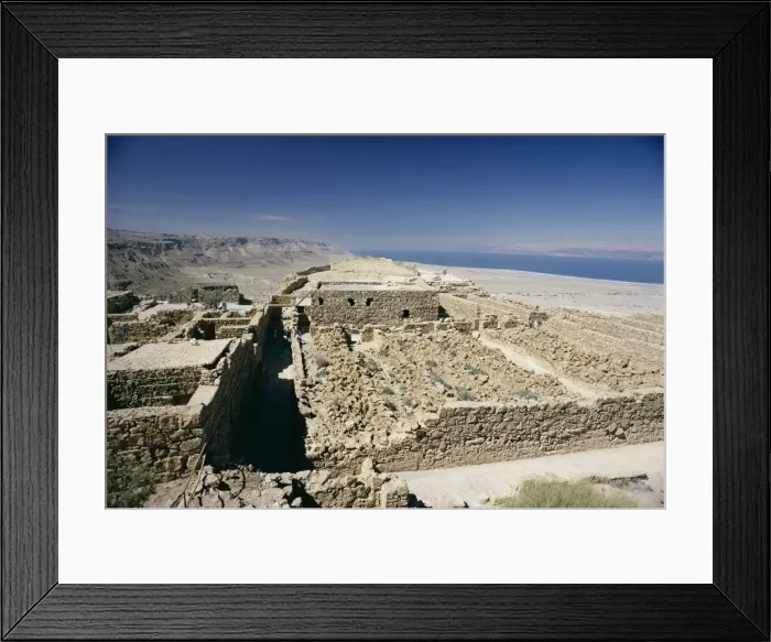 Framed Print : View north to ruins of Northern palace from store rooms lookout Framed Print : View north to ruins of Northern palace from store rooms lookout