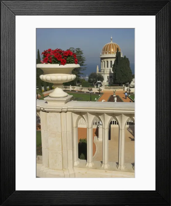 Framed Print : Bahai gardens and shrine Framed Print : Bahai gardens and shrine