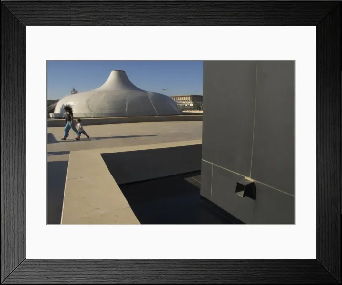Framed Print : The dome of the Shrine of the Book