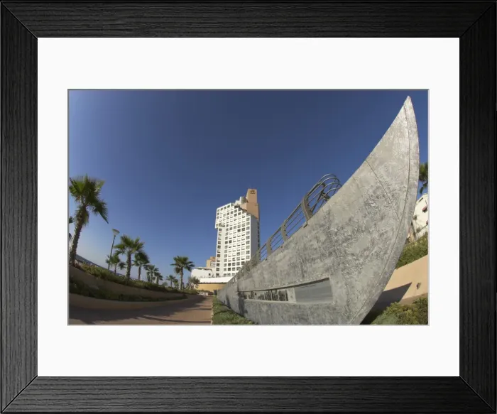 Framed Print : Public garden commemorating first migrants who reached Israel by sea Framed Print : Public garden commemorating first migrants who reached Israel by sea