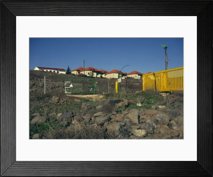 Framed Print : View of newly built houses Framed Print : View of newly built houses