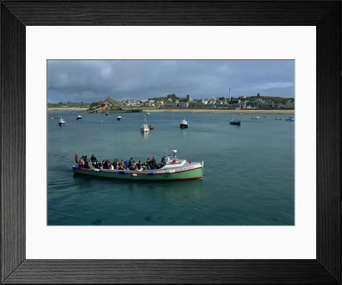 Framed Print : Ferry to other islands, St Framed Print : Ferry to other islands, St