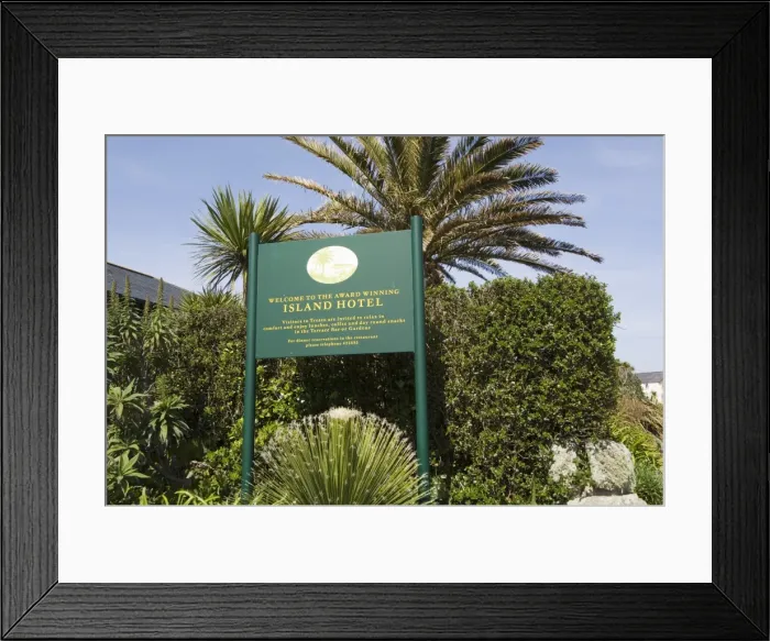 Framed Print : Island Hotel Framed Print : Island Hotel
