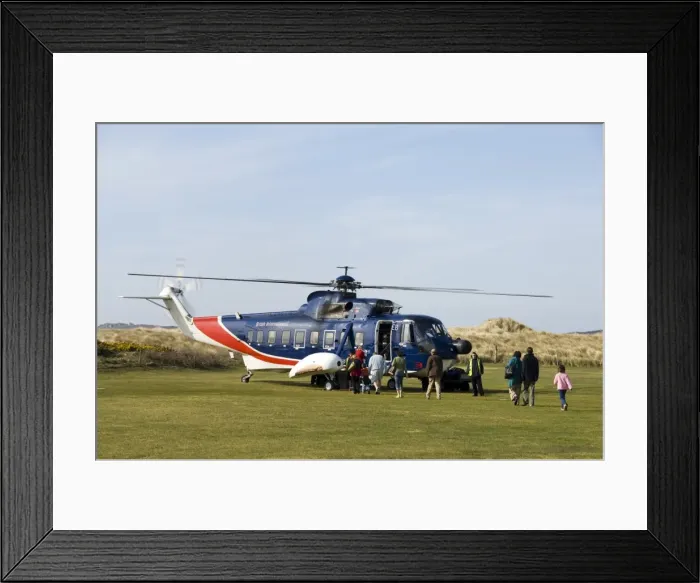 Framed Print : Helicopter from Penzance Framed Print : Helicopter from Penzance