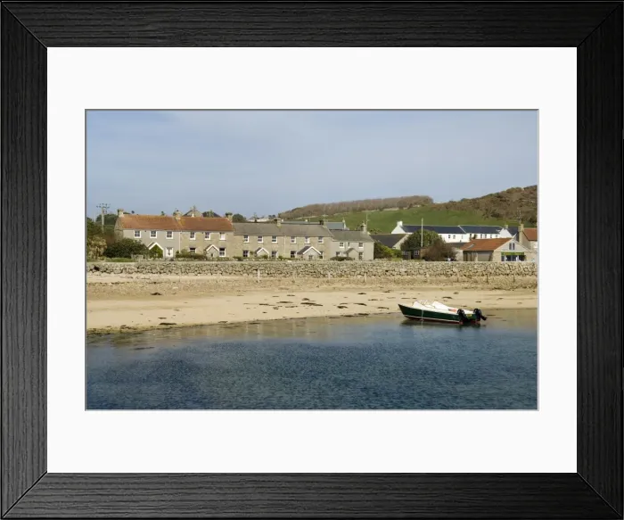 Framed Print : New Town, Tresco Framed Print : New Town, Tresco