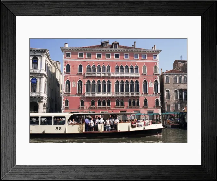 Framed Print : Commuter ferry on Grand Canal Framed Print : Commuter ferry on Grand Canal