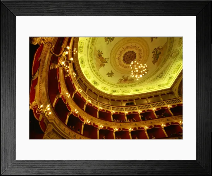 Framed Print : Teatro Pirandello theatre Framed Print : Teatro Pirandello theatre