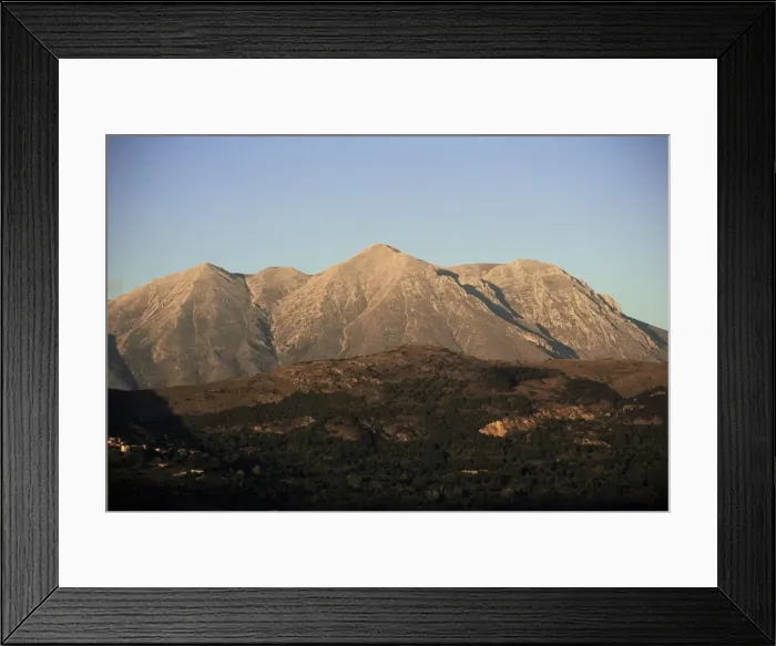 Framed Print : San Sasso peaks from Tagliacozzo Framed Print : San Sasso peaks from Tagliacozzo