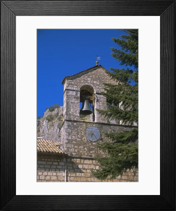 Framed Print : Bell tower of mountain chapel Framed Print : Bell tower of mountain chapel