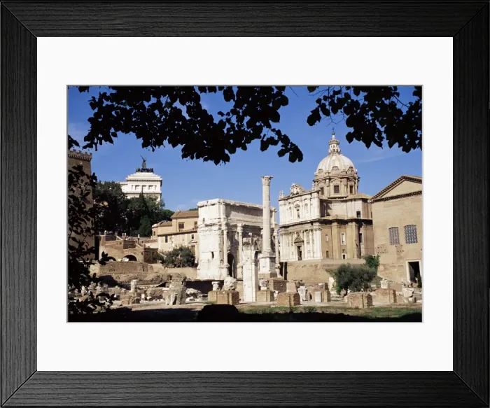 Framed Print : The Roman Forum looking north Framed Print : The Roman Forum looking north