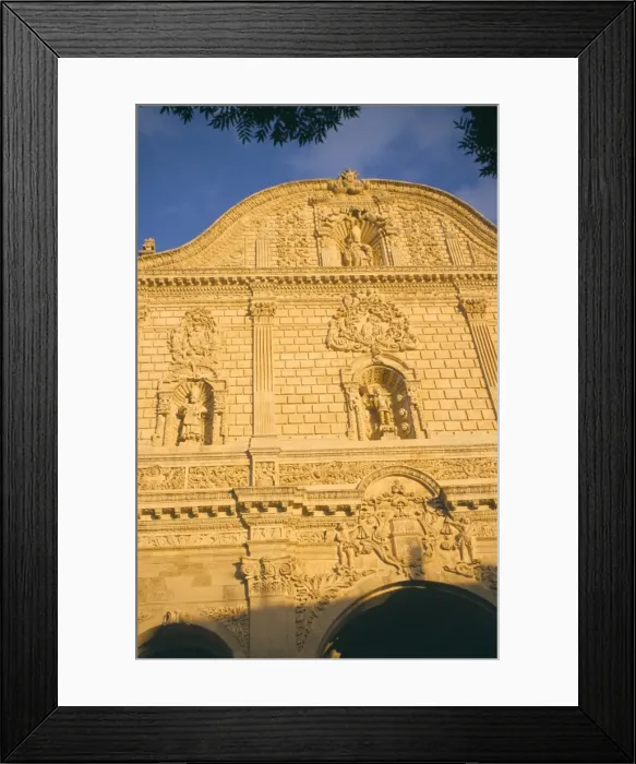 Framed Print : Baroque 17th century facade of the Duomo di San Nicola Framed Print : Baroque 17th century facade of the Duomo di San Nicola