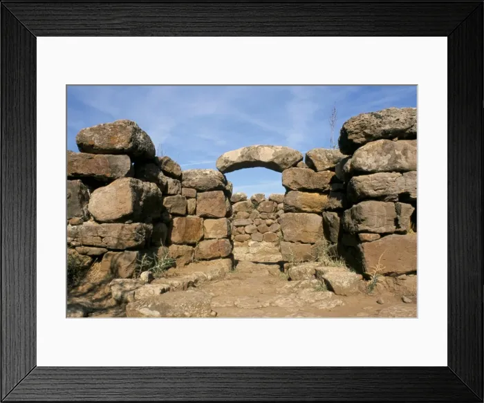 Framed Print : Lintelled doorway entrance Framed Print : Lintelled doorway entrance
