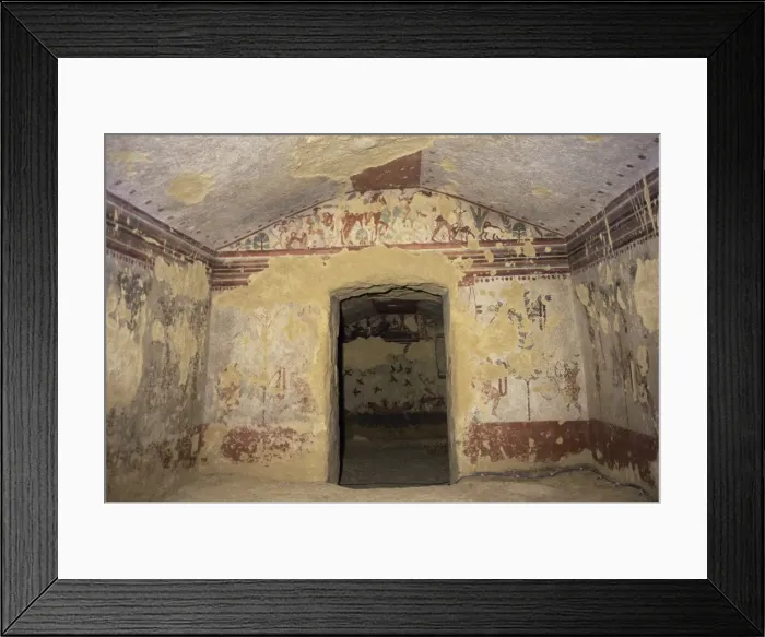 Framed Print : Etruscan tomb Framed Print : Etruscan tomb