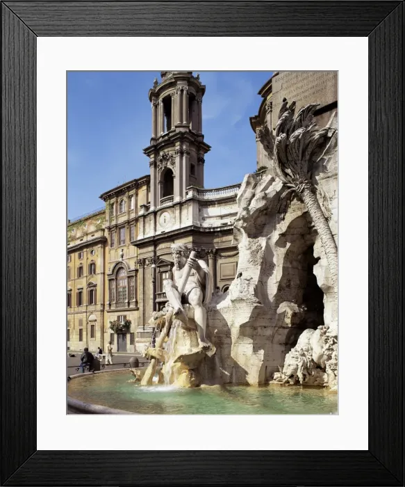 Framed Print : Piazza Navona Framed Print : Piazza Navona