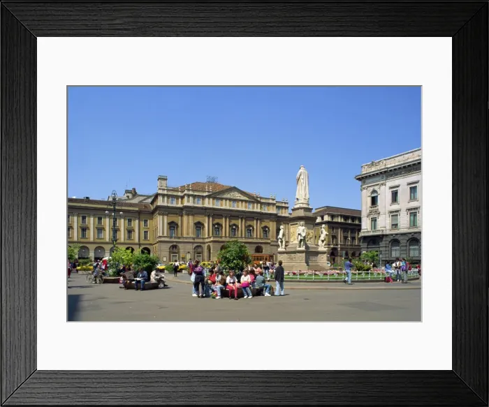 Framed Print : Piazza della Scala Framed Print : Piazza della Scala