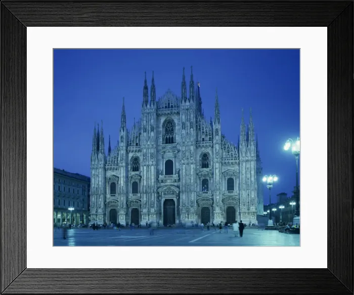 Framed Print : The facade of the Duomo in Milan Framed Print : The facade of the Duomo in Milan