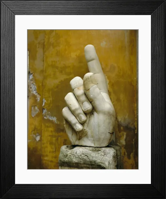 Framed Print : Hand from colossus statue Framed Print : Hand from colossus statue