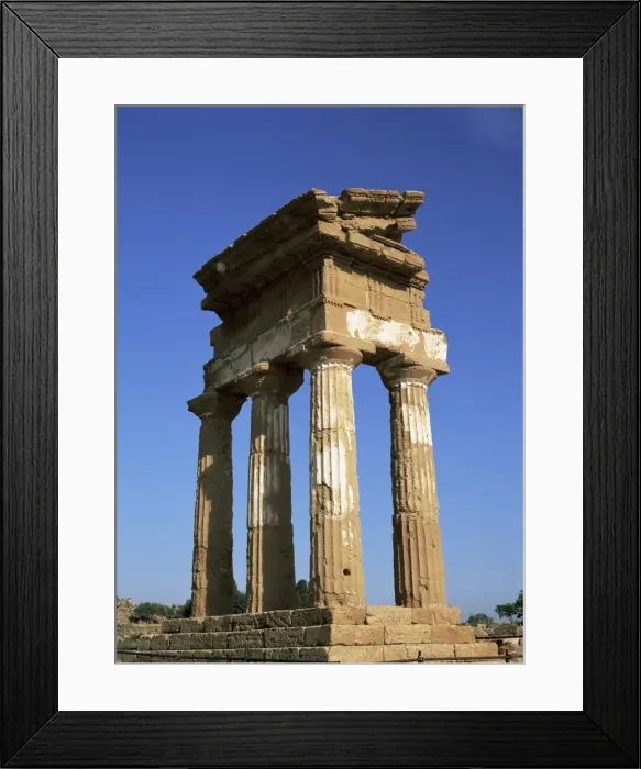 Framed Print : Temple of Castor & Pollux Framed Print : Temple of Castor & Pollux