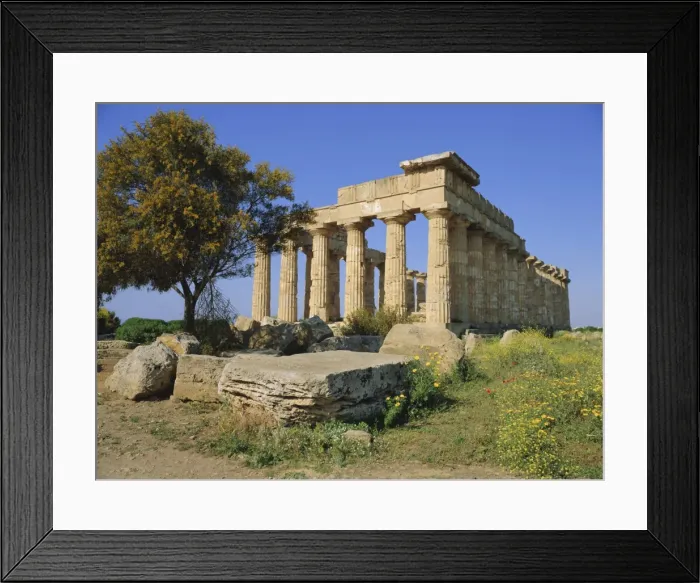 Framed Print : Temple E (5th century BC) Framed Print : Temple E (5th century BC)