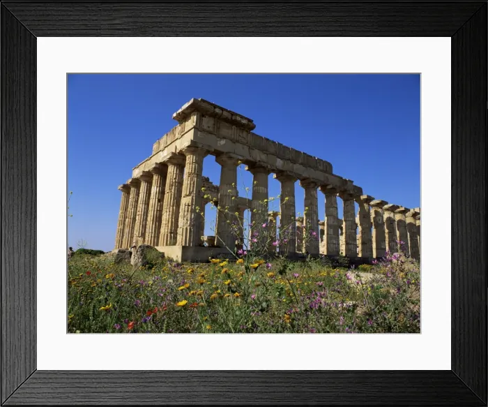 Framed Print : Temple E, dating from 5th century BC Framed Print : Temple E, dating from 5th century BC