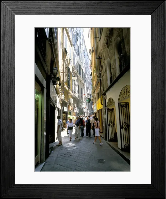 Framed Print : Via San Luca Framed Print : Via San Luca
