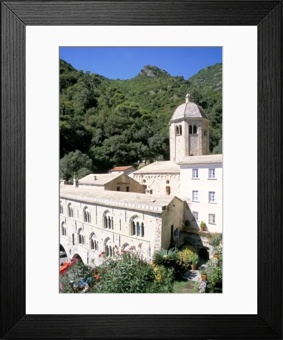 Framed Print : Benedictine abbey of San Fruttuosa Framed Print : Benedictine abbey of San Fruttuosa