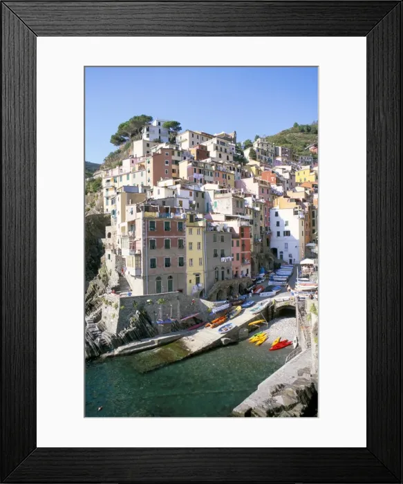 Framed Print : Village of Riomaggiore Framed Print : Village of Riomaggiore