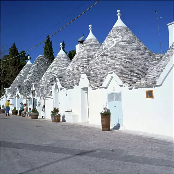 The Trulli houses of Alberobello