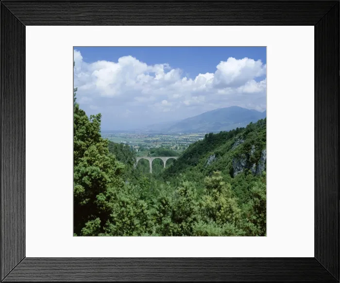Framed Print : View over landscape towards Spoleto Framed Print : View over landscape towards Spoleto