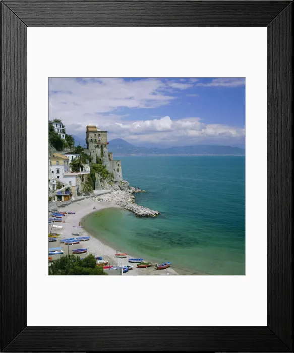 Framed Print : Coastline near Santa Margherita Framed Print : Coastline near Santa Margherita