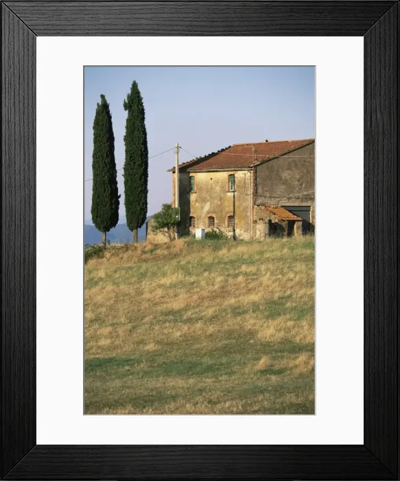 Framed Print : Farmhouse, Umbria Framed Print : Farmhouse, Umbria