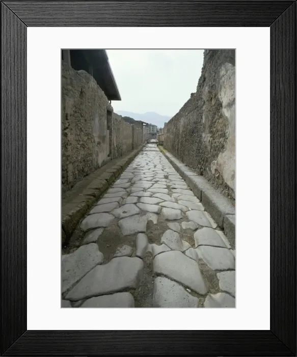 Framed Print : Street, Pompeii Framed Print : Street, Pompeii