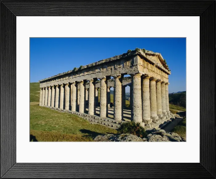 Framed Print : The Greek Doric temple of Segesta Framed Print : The Greek Doric temple of Segesta