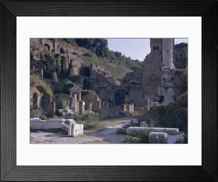 Framed Print : Ruins of Pompeii Framed Print : Ruins of Pompeii