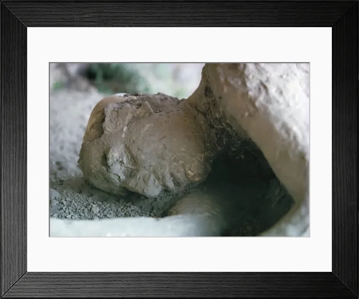Framed Print : Victim of Vesuvius eruption