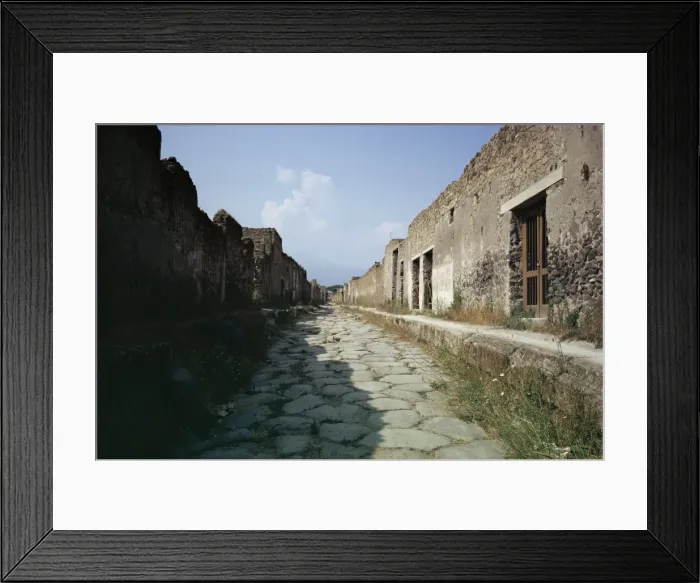 Framed Print : Paved street Framed Print : Paved street