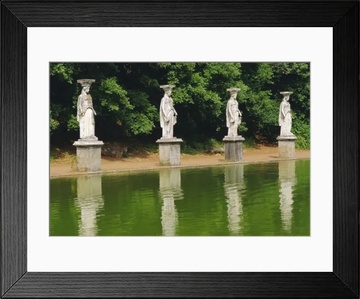 Framed Print : Caryatids line Canal of Canopue Framed Print : Caryatids line Canal of Canopue