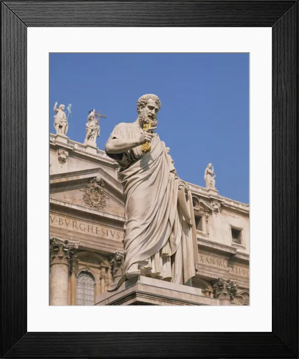 Framed Print : St. Peters statue Framed Print : St. Peters statue