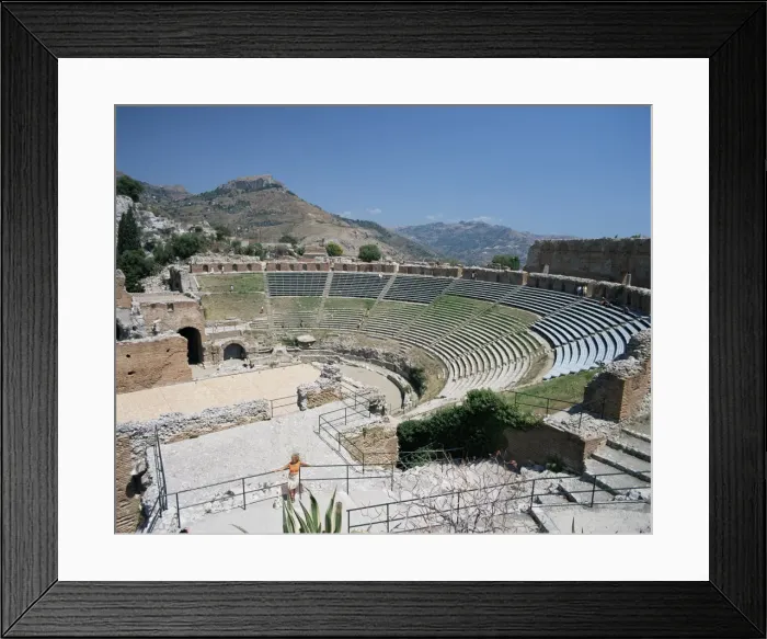 Framed Print : Roman and Greek theatre Framed Print : Roman and Greek theatre