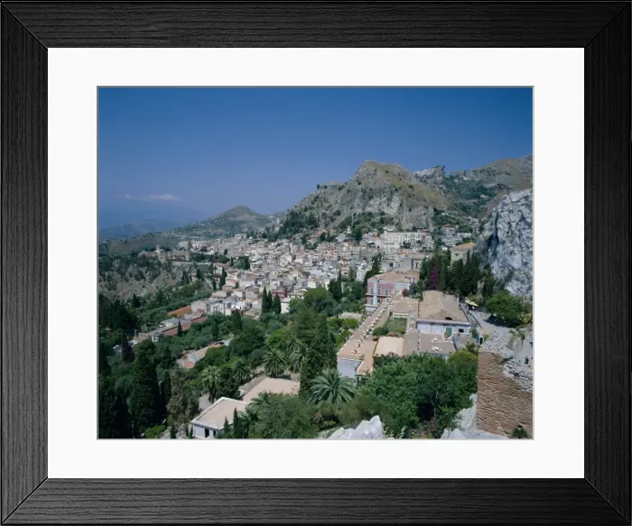Framed Print : View from the Greek-Roman theatre Framed Print : View from the Greek-Roman theatre