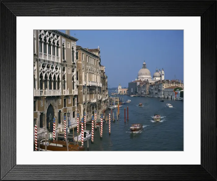 Framed Print : The Grand Canal from Accademia Bridge towards San Marco Framed Print : The Grand Canal from Accademia Bridge towards San Marco