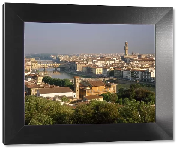 View from the Piazzale Michelangelo over the city and