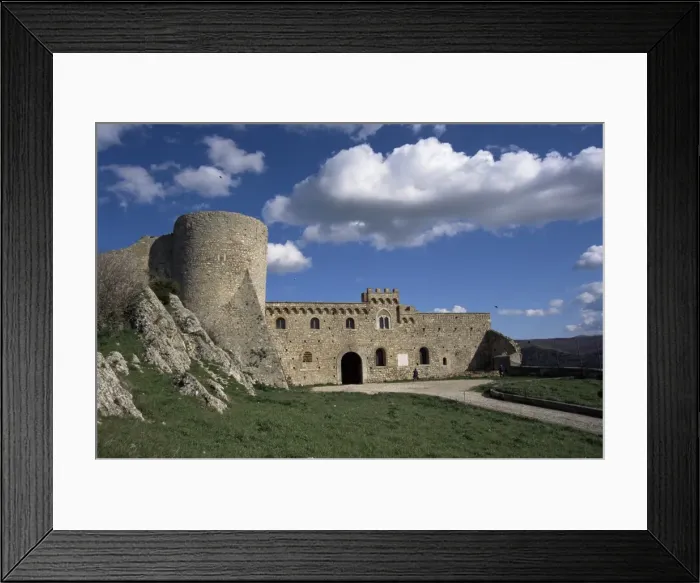 Framed Print : Norman tower and ducal palace of Guevara family Framed Print : Norman tower and ducal palace of Guevara family