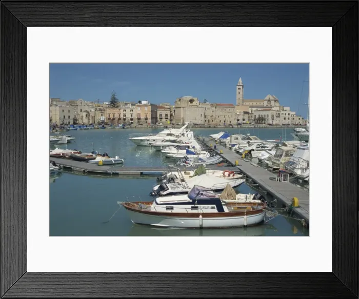 Framed Print : Boats in the harbour Framed Print : Boats in the harbour