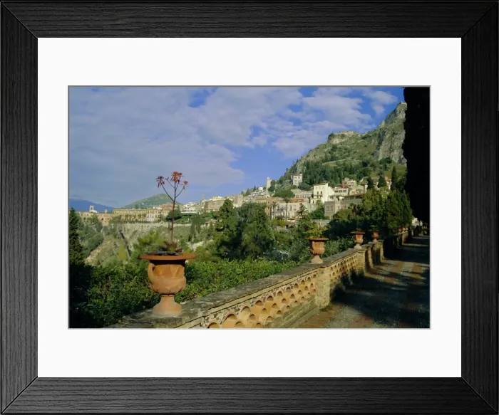 Framed Print : View over city from the public gardens Framed Print : View over city from the public gardens