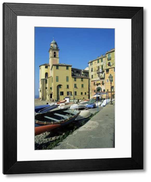 Framed Print : Camogli, Italian Riviera Framed Print : Camogli, Italian Riviera