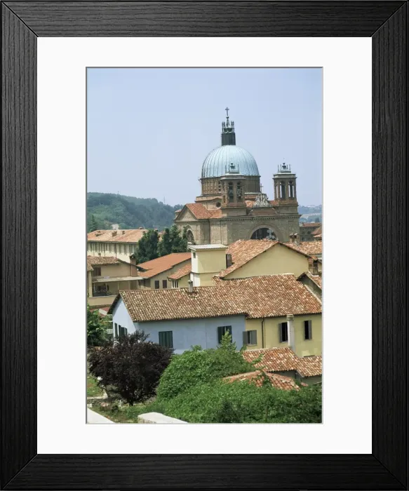 Framed Print : Rooftops and cathedral Framed Print : Rooftops and cathedral