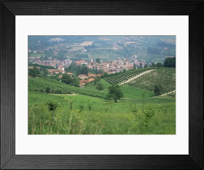 Framed Print : Vineyards around Dogliani Framed Print : Vineyards around Dogliani